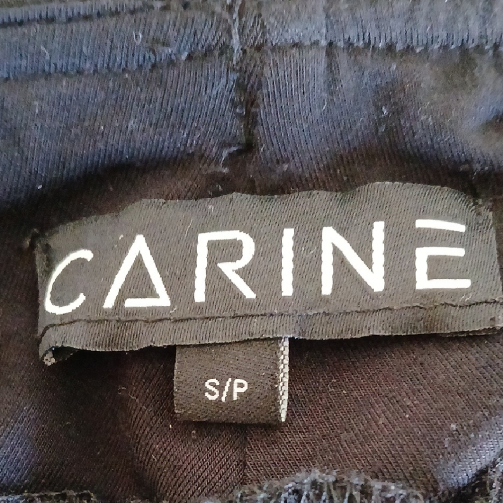 CARINE Black Wide-Leg Pants with Studs - Picture 9 of 9